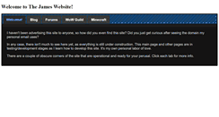 Desktop Screenshot of jameswebsite.net